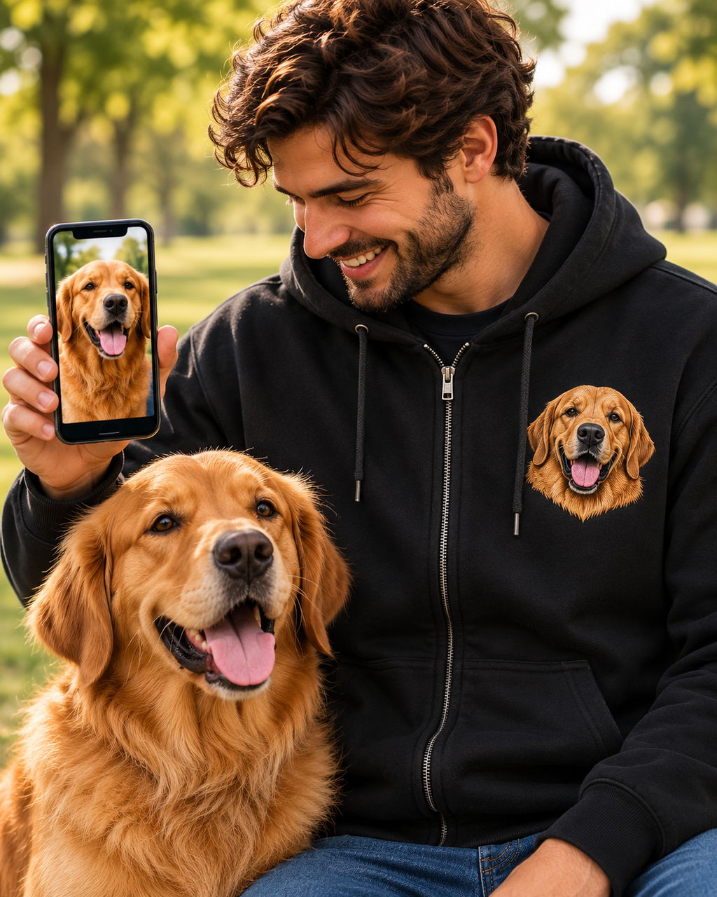 Classic Full Zip Hooded Sweatshirt