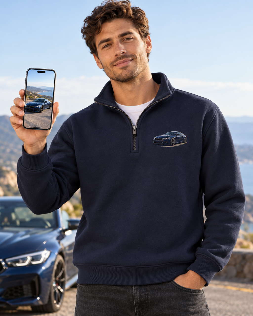 Quarter Zip Sweatshirt